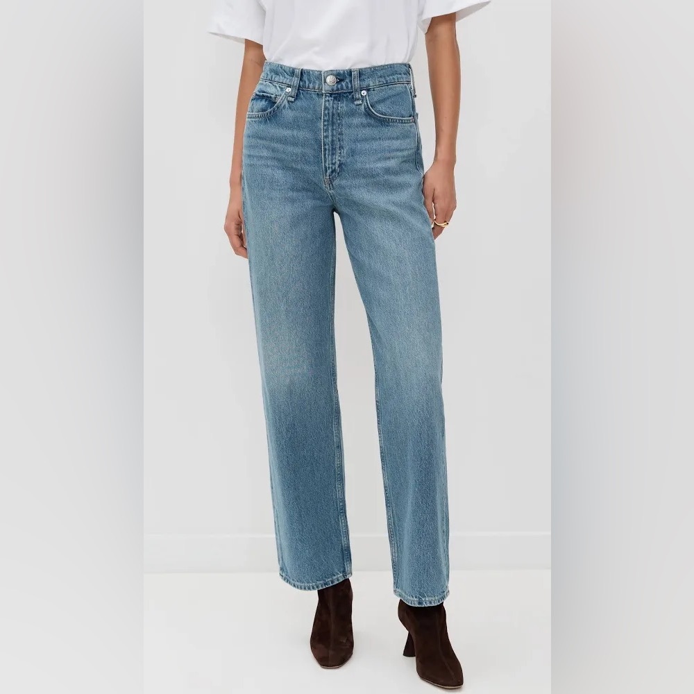 Rag & Bone Shea High Rise Straight Jeans